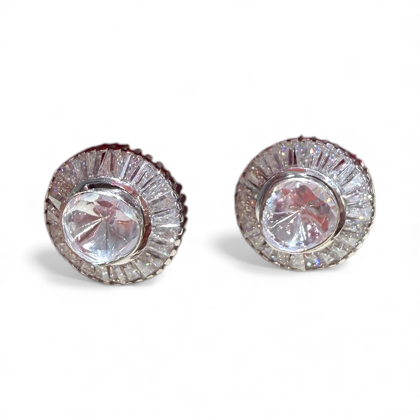 Sterling Silver Stud Earrings for Modern Elegance