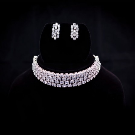 Brilliant American Diamond Jewelry Sets for the Bold & Beautiful