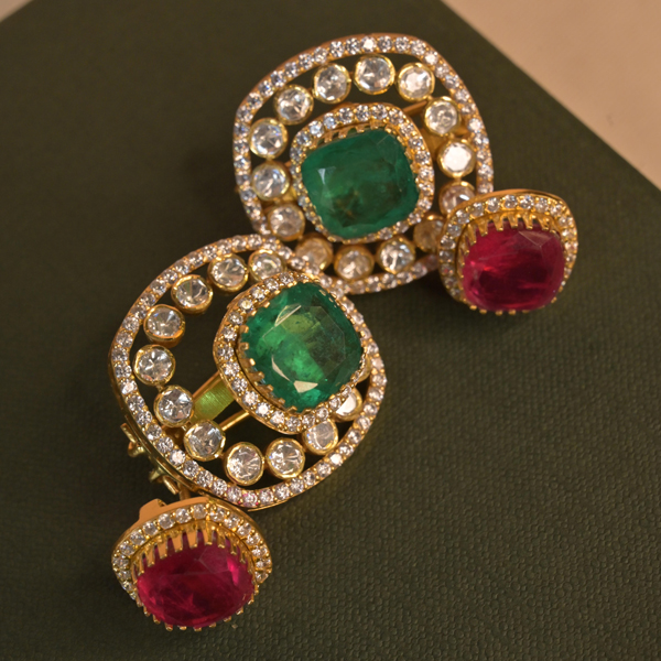 The Roohani Convertible Statement Stud Earrings