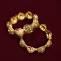 Enhance your traditional attire with hand-painted Meenakari enamel and Kundan gold-plated bangles