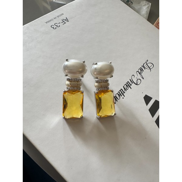 Gleam & Grace Zircon Earrings 
