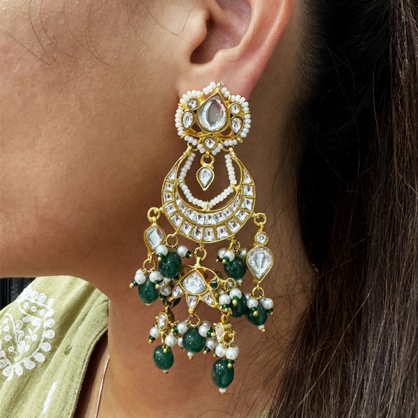 Handcrafted Kundan Earrings for Every Occasion