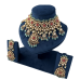 There’s nothing like this Dazzling Polki Kundan Necklace with Pista Green  Drops 