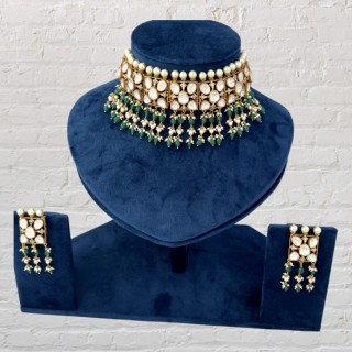 Shining, Delightful Pearl and Mossanite Necklace Set that Always Ask for Attention