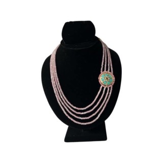 Wear Multi-layered Onyx Stone Necklace
