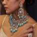Exclusive Classy  Indo-western Fusional Polki Kundan Necklace Set