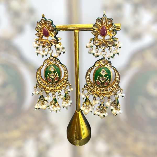 Jewels of Tradition Kundan Earrings Jewels of Tradition Kundan Earrings