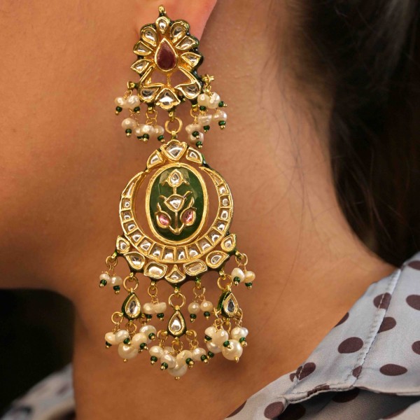 Jewels of Tradition Kundan Earrings