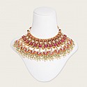 This Ruby  Kundan Bridal Jewellery Set is the best for your Wedding.
