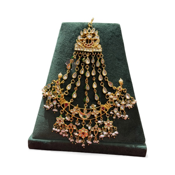 Elegant Kundan Passa Jhoomer