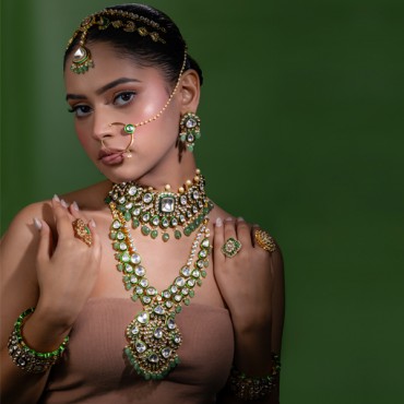 Royal Polki Kundan Bridal Necklace Set