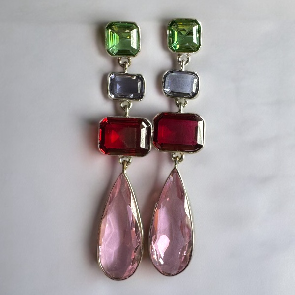Summer Pastel Green color  earring 