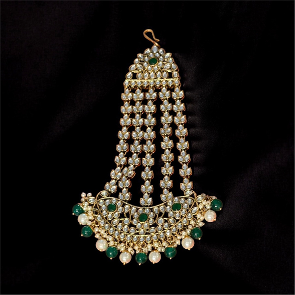PEARL BEADED KUNDAN JHUMAR 