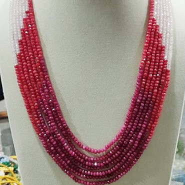 Exclusive Onyx Six Layers Long Necklace You have Never Seen Before