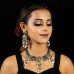 The Dreamy Delicate Greyish Blue Kundan Choker that Gives a Hint of Sweetness to Your Personality