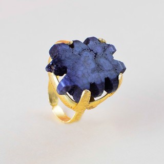 The Edgy, Midnight Blue Stone Ring Which Enhances Your Finger Ring