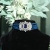 Modern Dark Blue American Choker Set, a Neckpiece which is Very Rare and Hard to Find