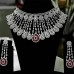 Be the Trendsetter by Adorning this Gleaming and Gorgeous American Diamond Choker Set